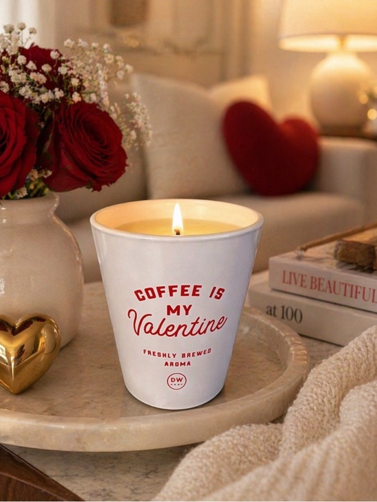 DW Home Other - DW Home “Coffee Is My Valentine” Candle | Raspberry White Mocha | 11.2 oz